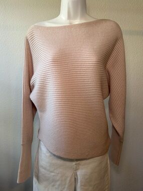 Intermix Cashmere Wool Asymmetrical Sweater Small